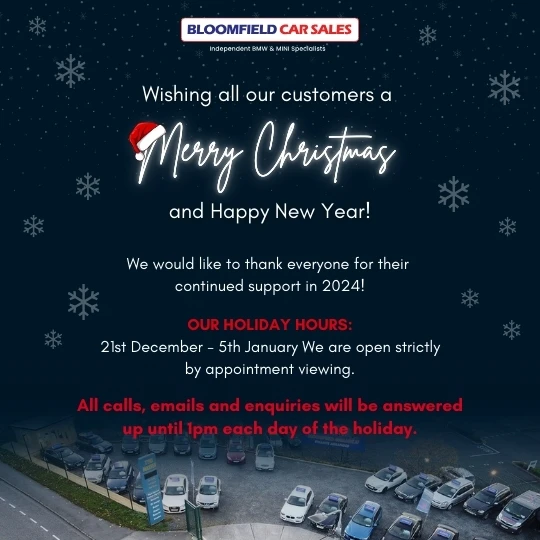 Bloomfield Car Sales Christmas Updates